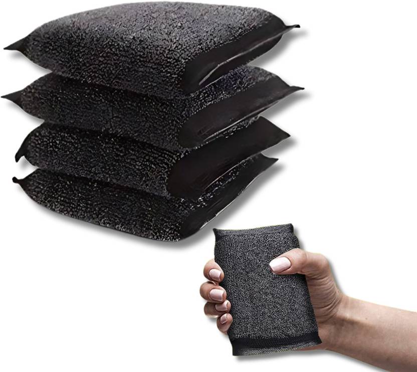 Mohprit Sponge Scrubber, Multi-Use, Non-Scratch Scrubber for Dish Washing For Kitchen Scrub Sponge, Scrub Pad, Stainless Steel Scrub