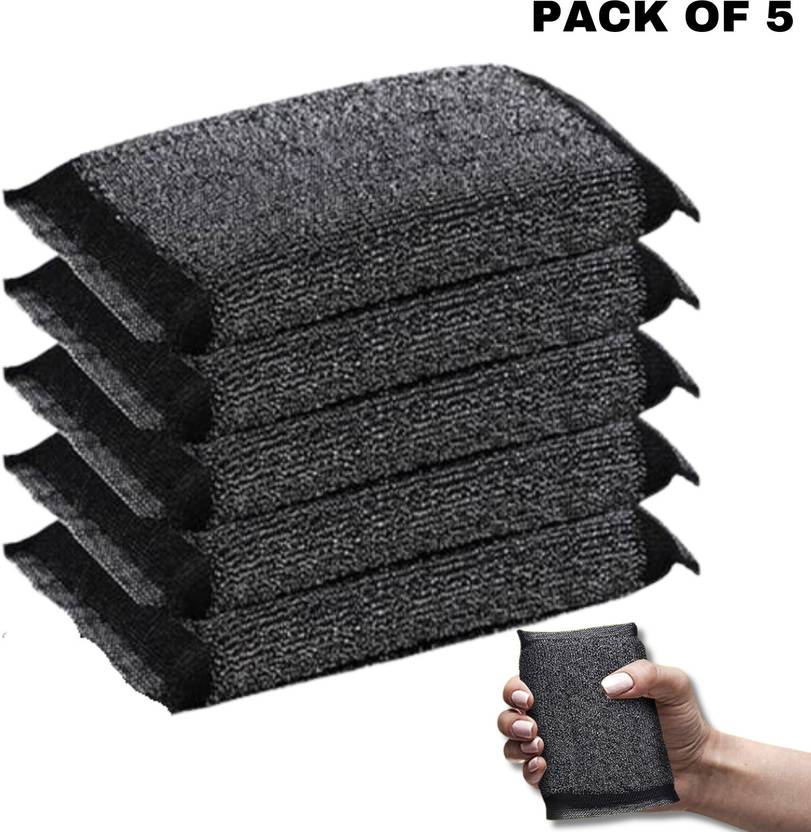 Mohprit Active mesh Scrub - Foam/ Sponge Scratch Proof Scrubber with Stain Splitter Net Scrub Sponge, Scrub Pad, Stainless Steel Scrub