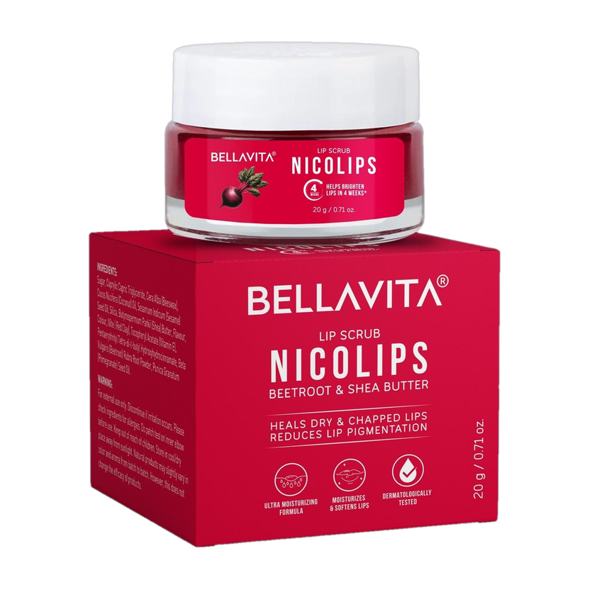 BELLAVITA NicoLips Lip Balm Scrub