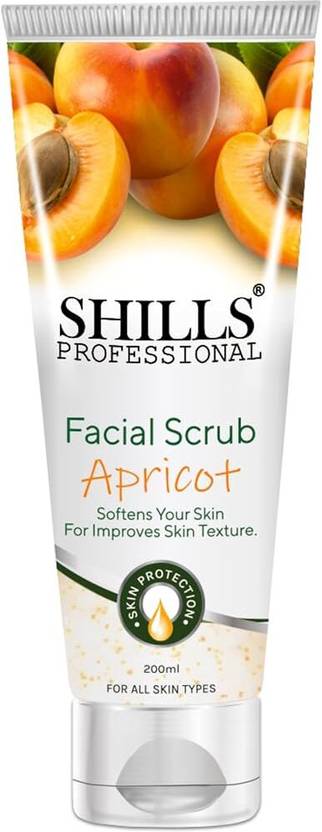 Shills APRICOT facial scrub 100ml pack of 1 Scrub