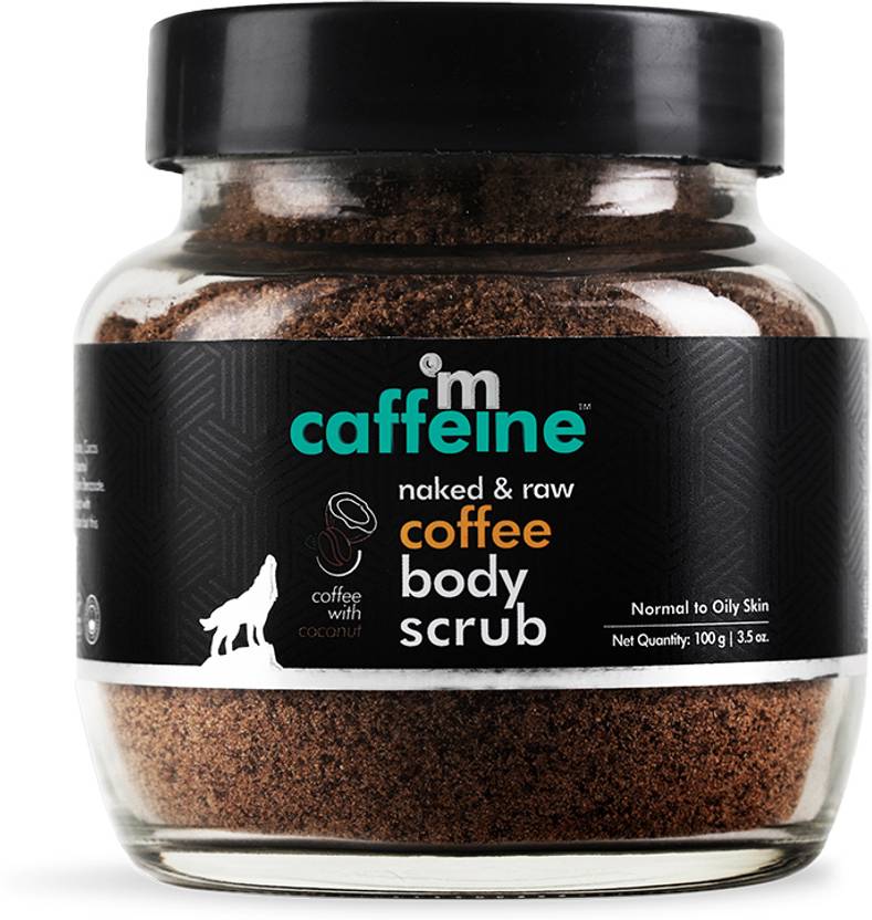 mCaffeine Exfoliating Coffee body scrub for Men & Women Tan Removal