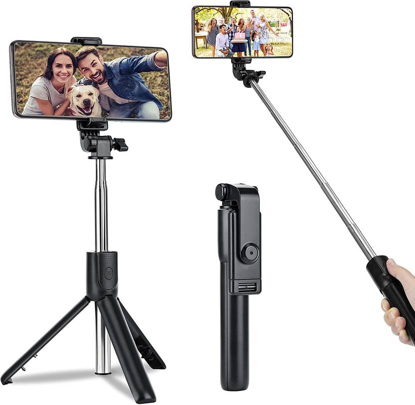 Buenovida Digital Bluetooth Selfie Stick with Wireless Remote Bluetooth Selfie Stick