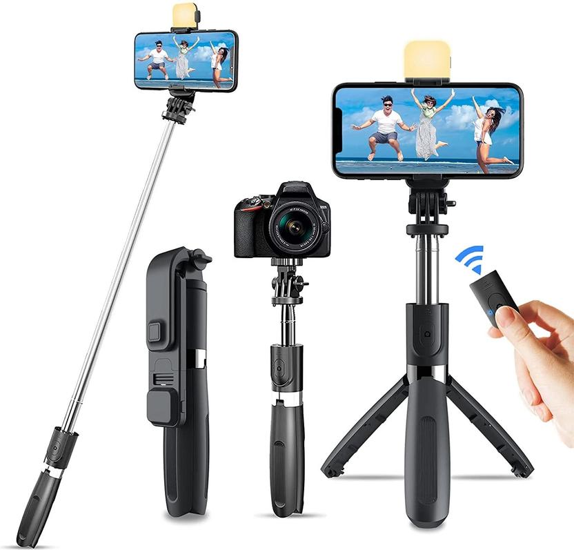 Hold Up HOLD UP Selfie Stick Tripod with Light & Phone