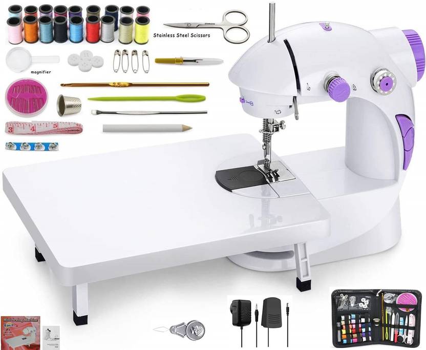 Kiwilon Sewing Machine for Home Tailoring with Table Set, Foot Pedal, Adapter Pouch Kit