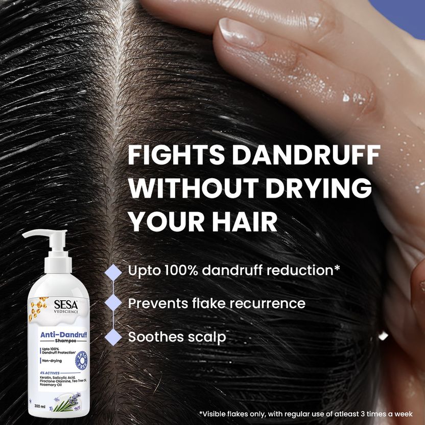 SESA Anti-Dandruff Shampoo 200ml - Image 3
