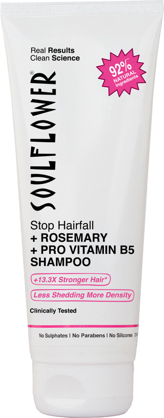 Soulflower Rosemary Tea Tree Shampoo, Hair Growth, fall Control