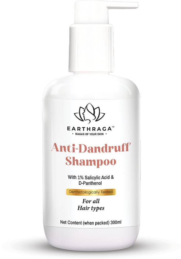 EARTHRAGA Anti Dandruff Shampoo with D Panthenol and Silk Protein