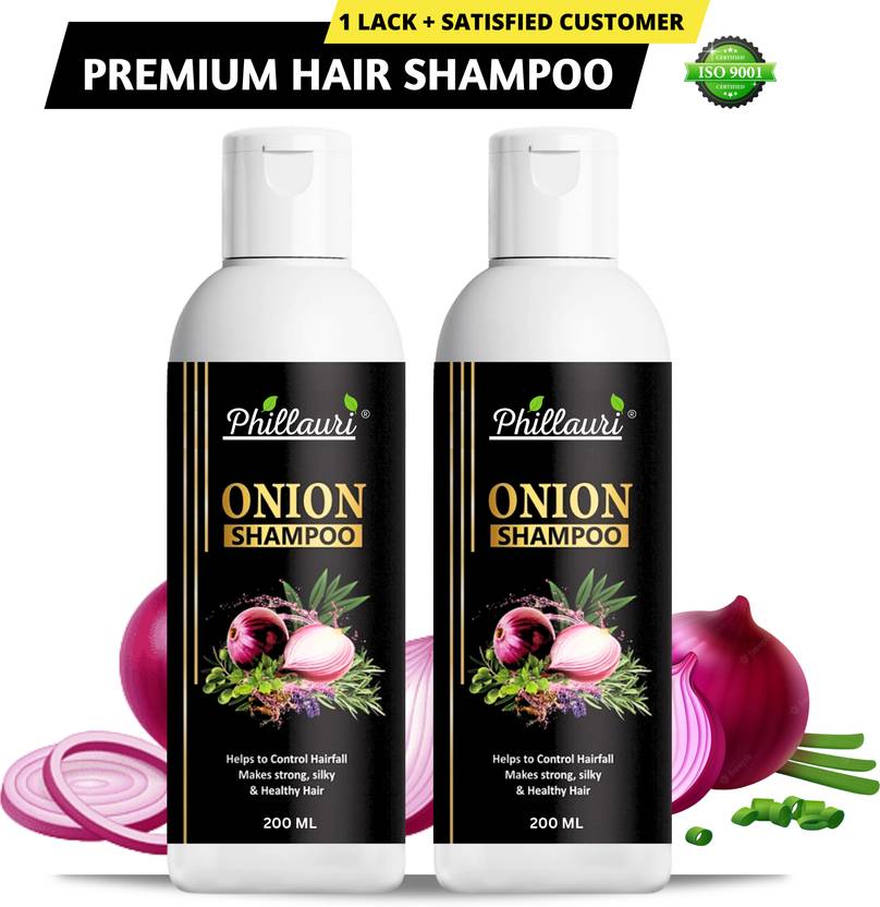 Phillauri Onion Hair Shampoo for Hair Fall Control and Anti Dandruff