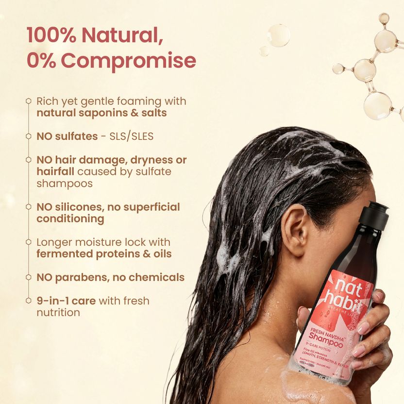 Nat Habit Hibiscus Shampoo 250 ml - Image 4