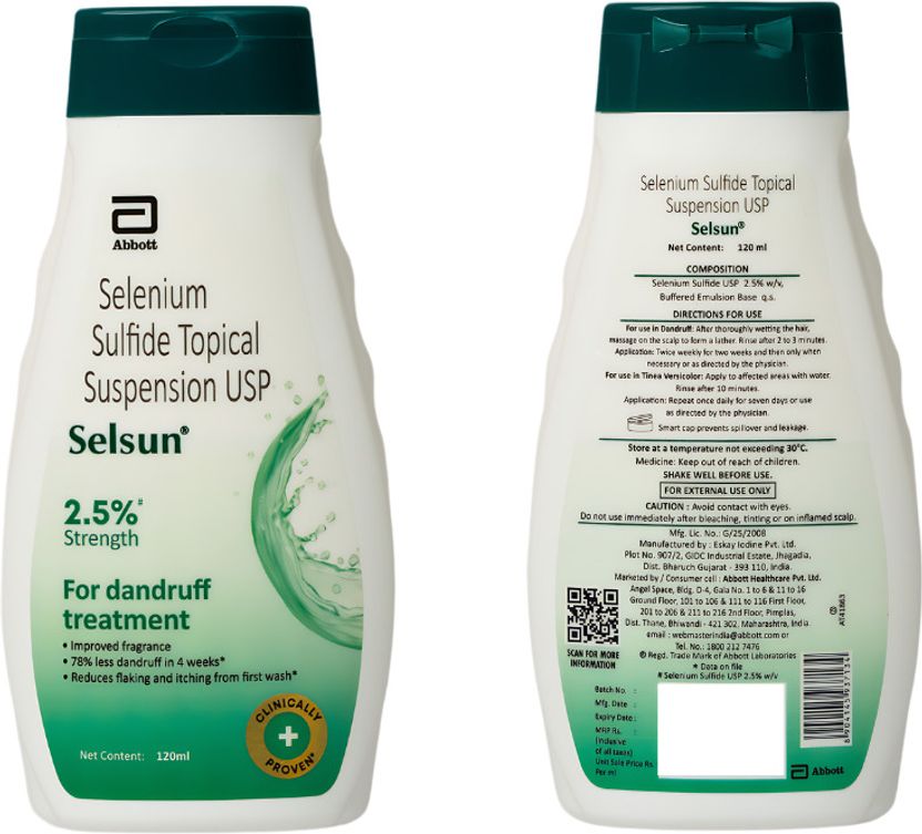Selsun Suspension Anti Dandruff Shampoo 120ml - Image 3