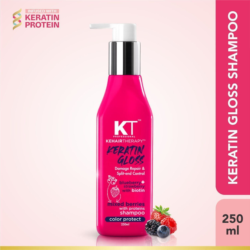 KT Professional Keratin Gloss Damage Repair Shampoo Split End