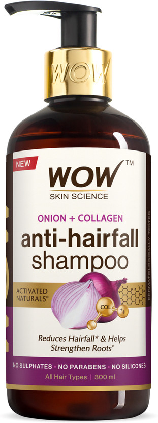 WOW SKIN SCIENCE Onion & Collagen Anti-Hairfall Shampoo