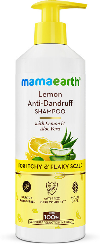 Mamaearth Lemon Anti-Dandruff Shampoo with Lemon & Ginger for
