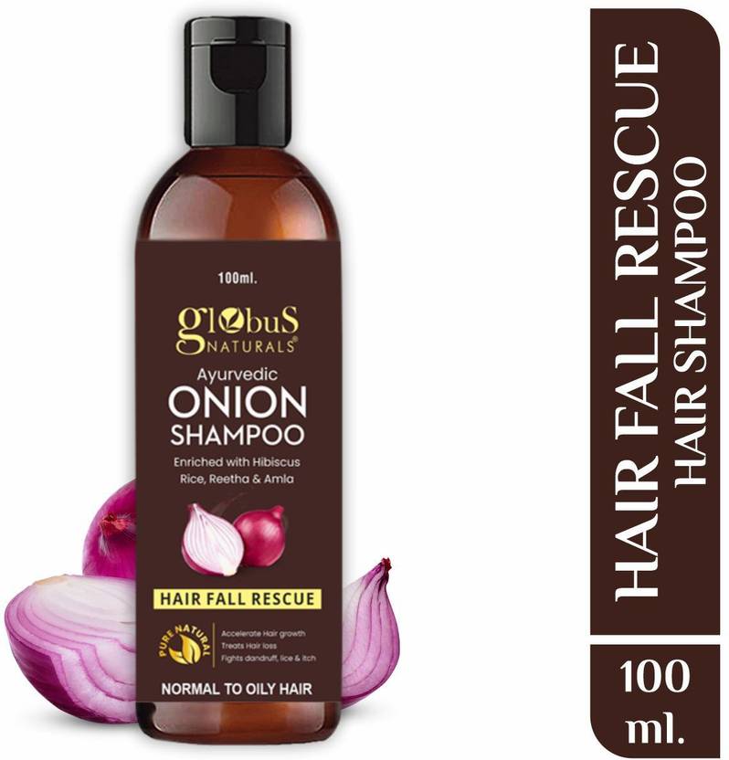 Globus Naturals Onion Shampoo for Hair Growth & Hair Fall Control