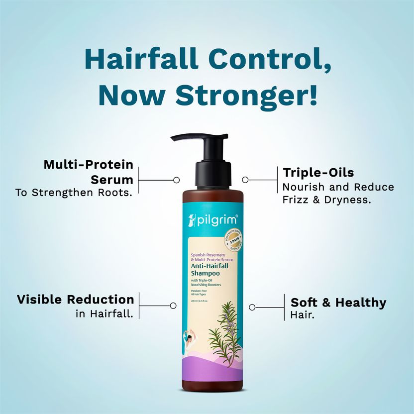 Pilgrim Spanish Rosemary Anti Hairfall Shampoo 200ml - Image 9