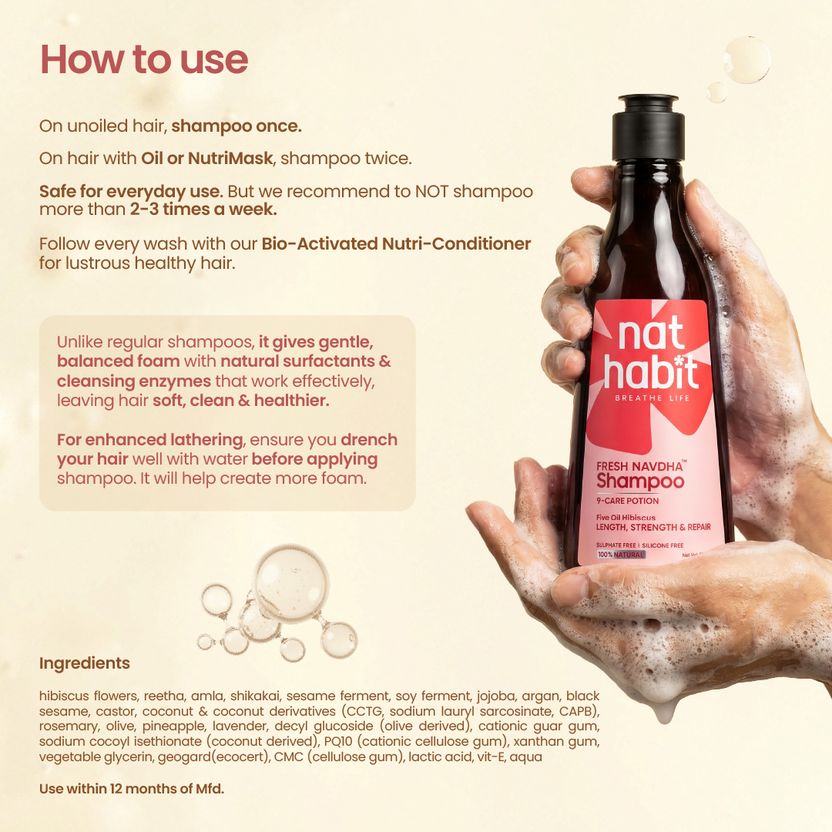 Nat Habit Hibiscus Shampoo 250 ml - Image 7