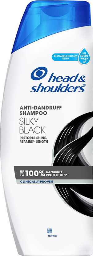 HEAD & SHOULDERS Silky Black Shampoo for Dandruff-Free and