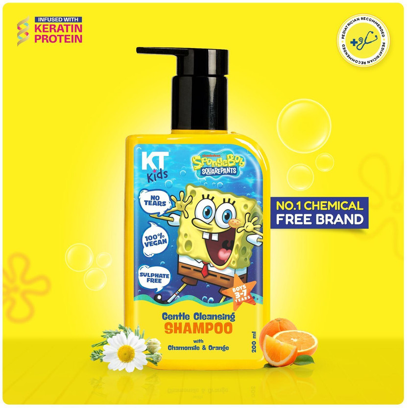 KT KIDS Kids Keratin Protein Gentle Cleansing Shampoo for Boys