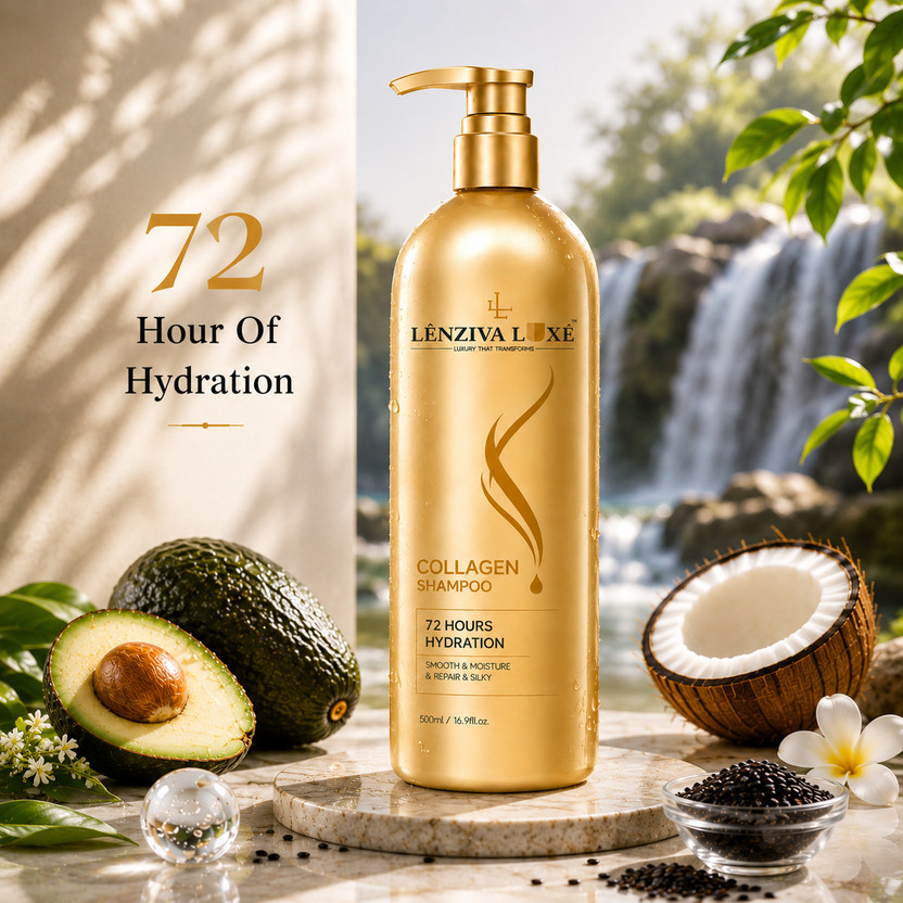 Lenziva Luxe 72H Moisture Lock Shampoo