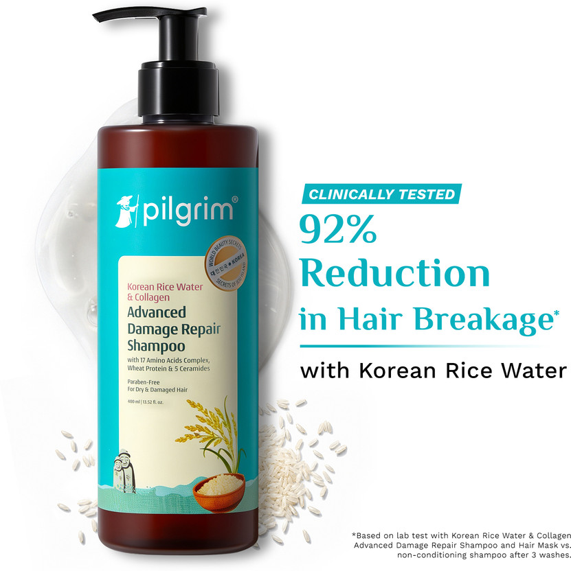 Pilgrim Korean Rice Water Advance Damage Repair Shampoo For Women