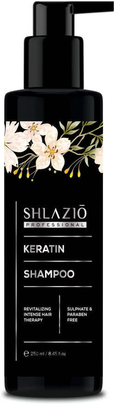 shlazio Keratin Anti-Frizz Shampoo for Dry, Damaged Hair with