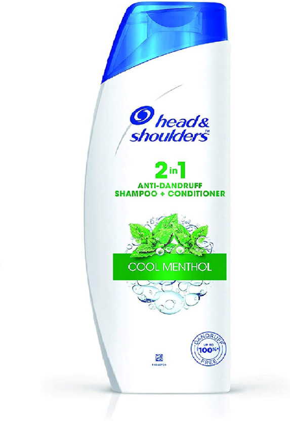 HEAD & SHOULDERS 2 IN 1 COOL MENTHOL SHAMPOO+CONDITIONER, 340ML