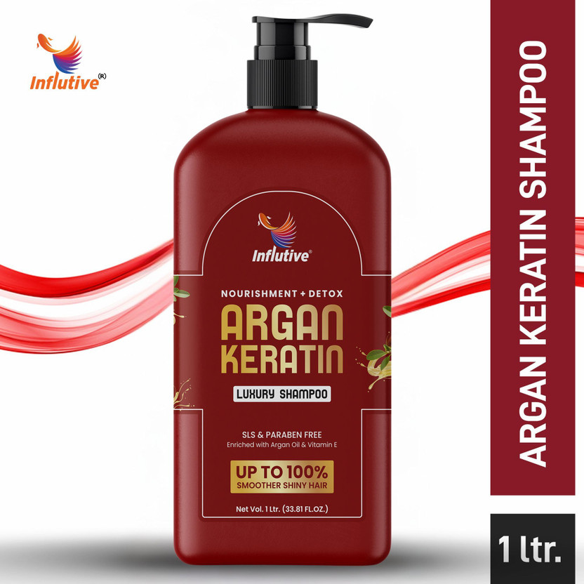 Influtive Argan Keratin Shampoo for Men and Women