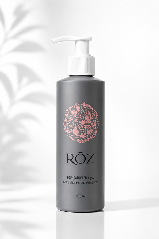 ROZ Strengthening Shampoo with Aloe Vera & Rosemary, 200ml