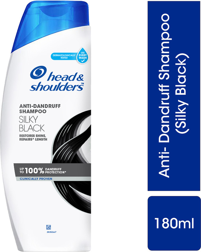 HEAD & SHOULDERS Silky Black Anti-Dandruff Shampoo for Women and
