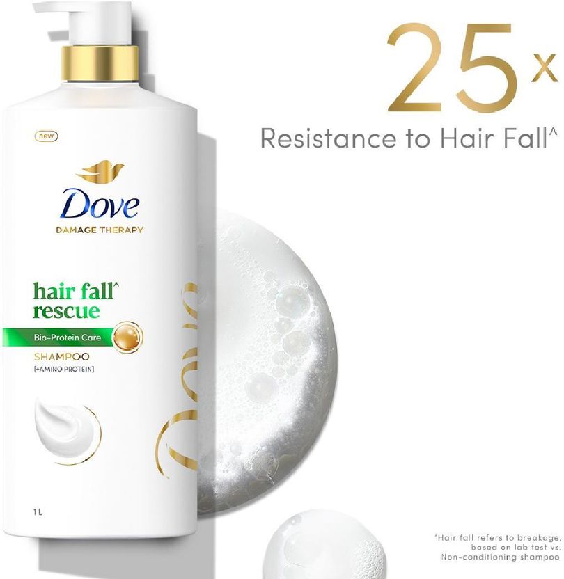 DOVE Hairfall Rescue Shampoo, 1L - Image 2