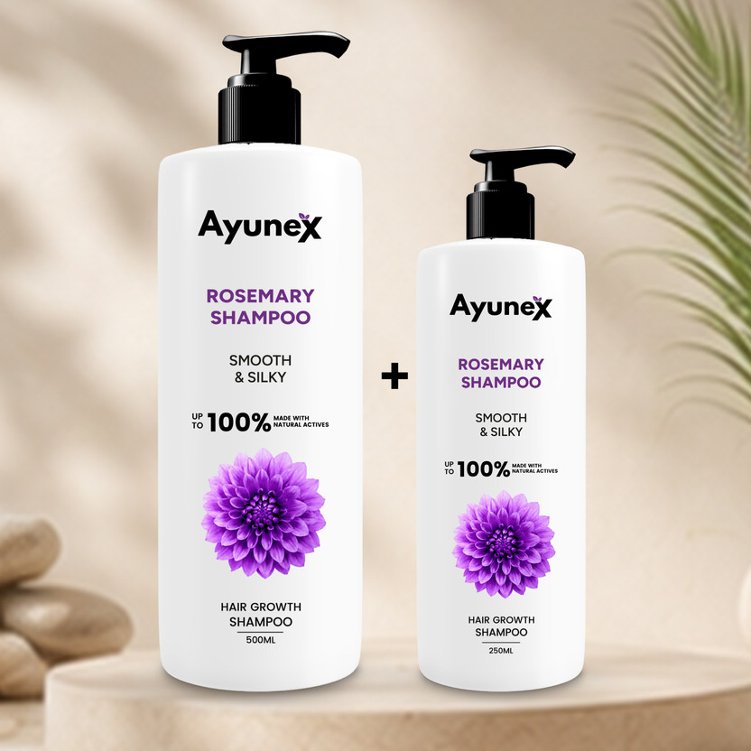 AYUNEX Rosemary Hair Growth Shampoo - Anti Hair Fall & Deep