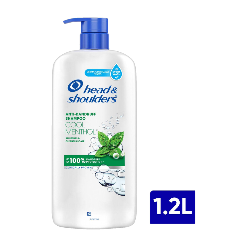 HEAD & SHOULDERS Anti Dandruff Shampoo Cool Menthol For Men &