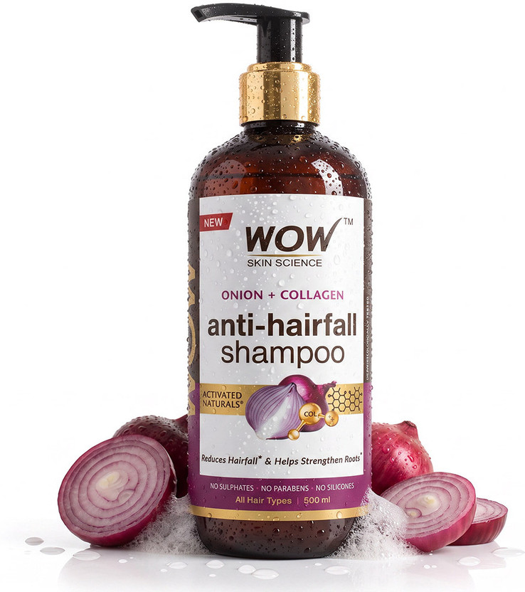 WOW SKIN SCIENCE Onion & Collagen Anti-Hairfall Shampoo