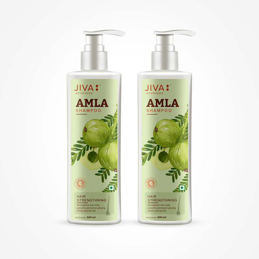 JIVA AYURVEDA Amla Shampoo - Ayurvedic Shampoo For Preventing
