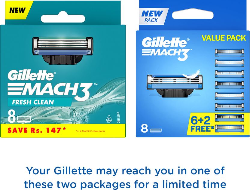 Gillette Mach3 Cartridges (Pack of 8) - Image 3