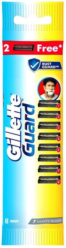 Gillette Guard Shaving Blades for men with flexible
