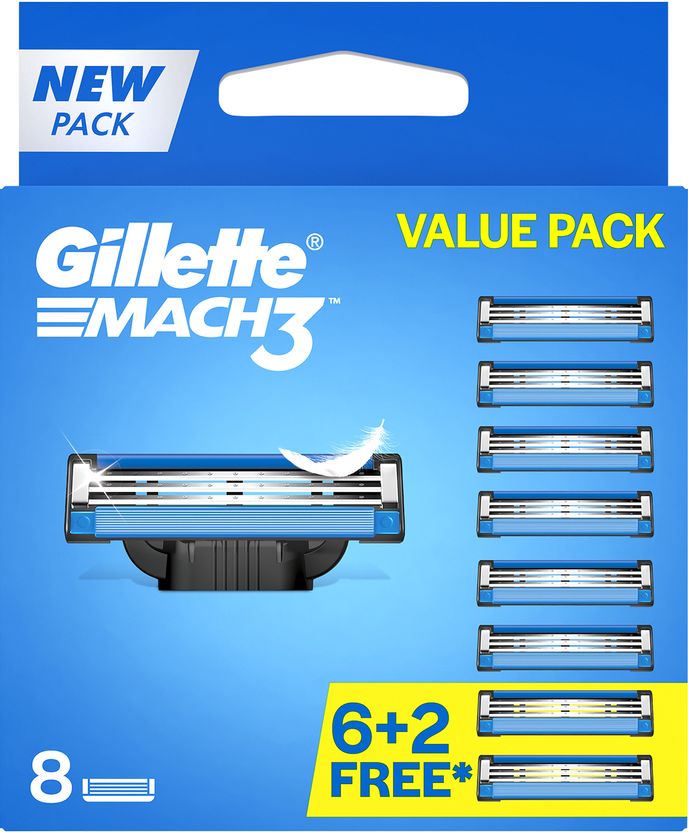 Gillette Mach3 Cartridges (Pack of 8) - Image 2