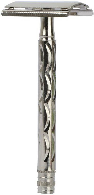 ASHOKA Men Brass Safety Razor System with Super Platinum Blade - A310, Men & Women