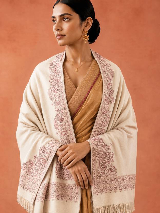 SOURAGYA Pashmina Paisley Women Shawl