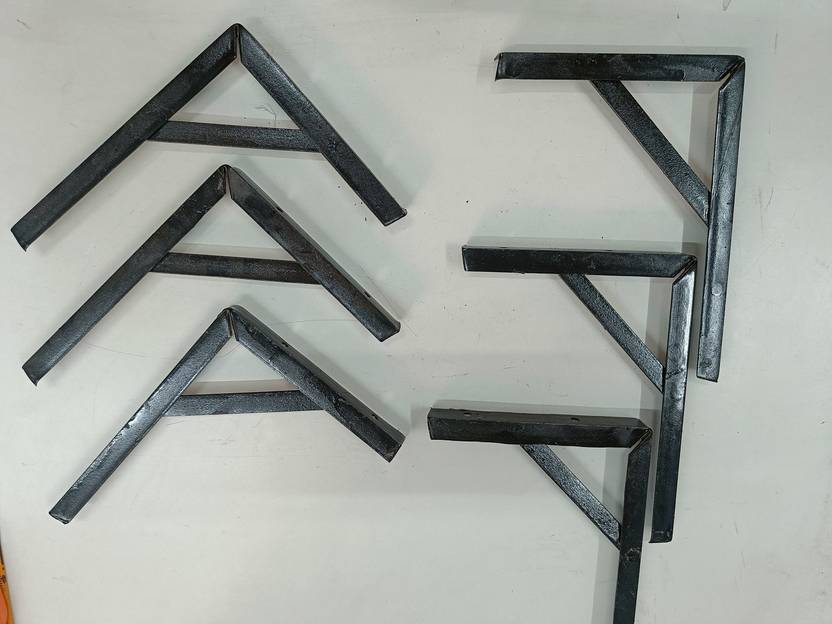 TMC Heavy Duty Right Angles, L Angles' Clamps Brackets Pack of 6 Shelf