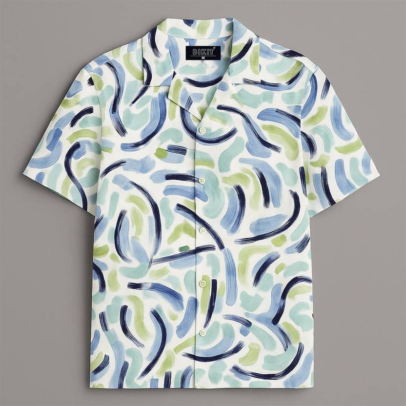 BIKIT Men Printed Casual Multicolor Shirt
