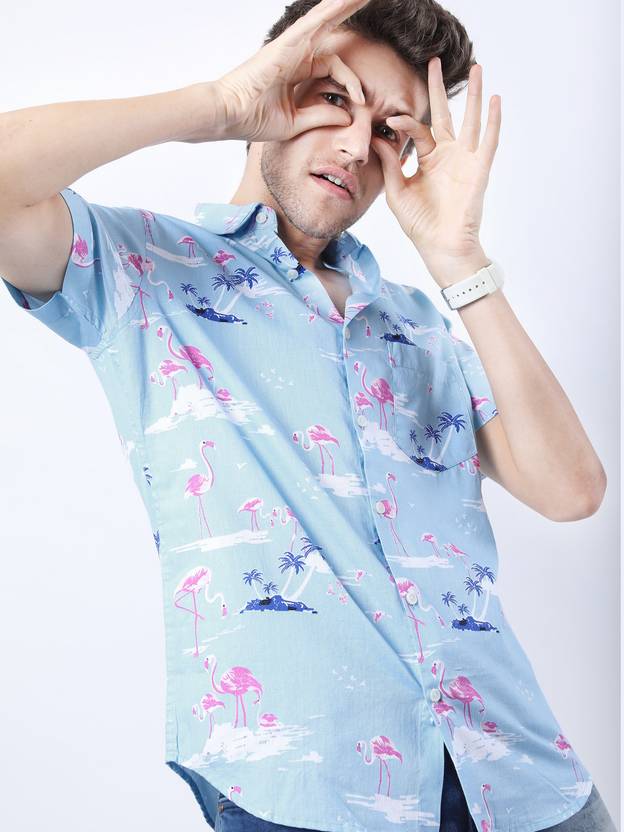 KETCH Men Slim Fit Printed Casual Shirt