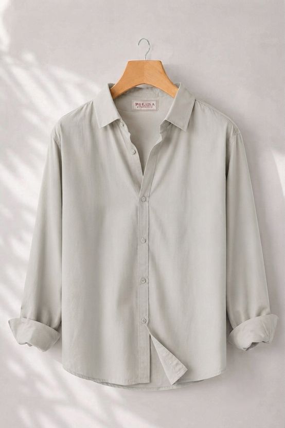 Clothisto Men Regular Fit Solid Spread Collar Casual Shirt - Image 6