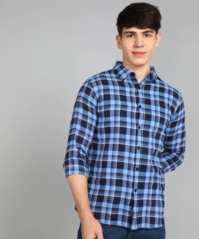 METRONAUT Men Regular Fit Checkered Casual Shirt