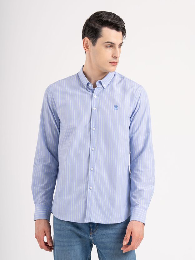 RED TAPE Men Relaxed Fit Striped Shirt - Image 10