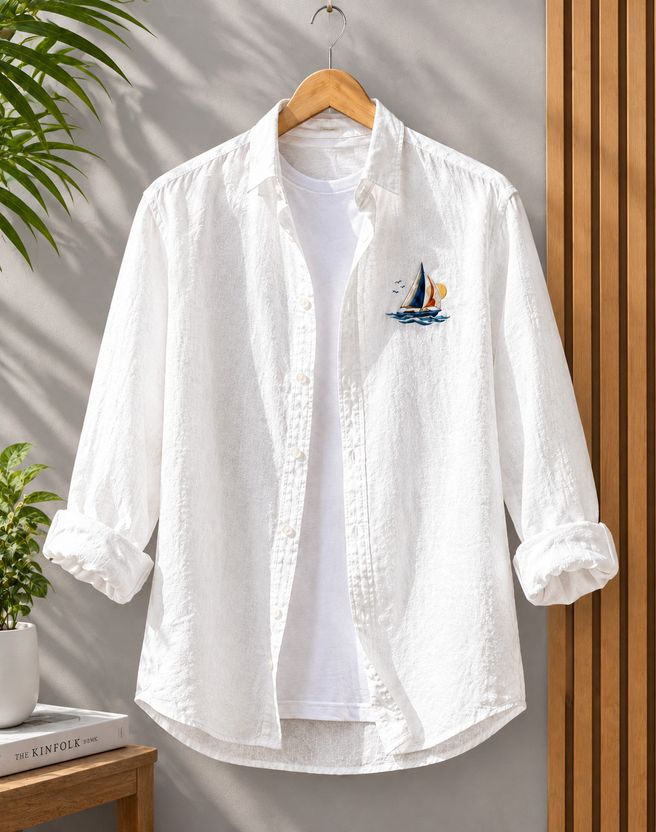 GLANZY Men Regular Fit Printed Shirt - Image 7