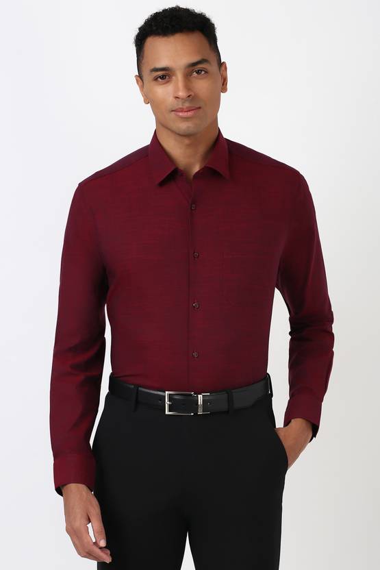 PETER ENGLAND Men Regular Fit Solid Formal Shirt