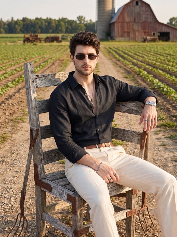 STONEBERG Men Grey Formal Shirt - Image 7