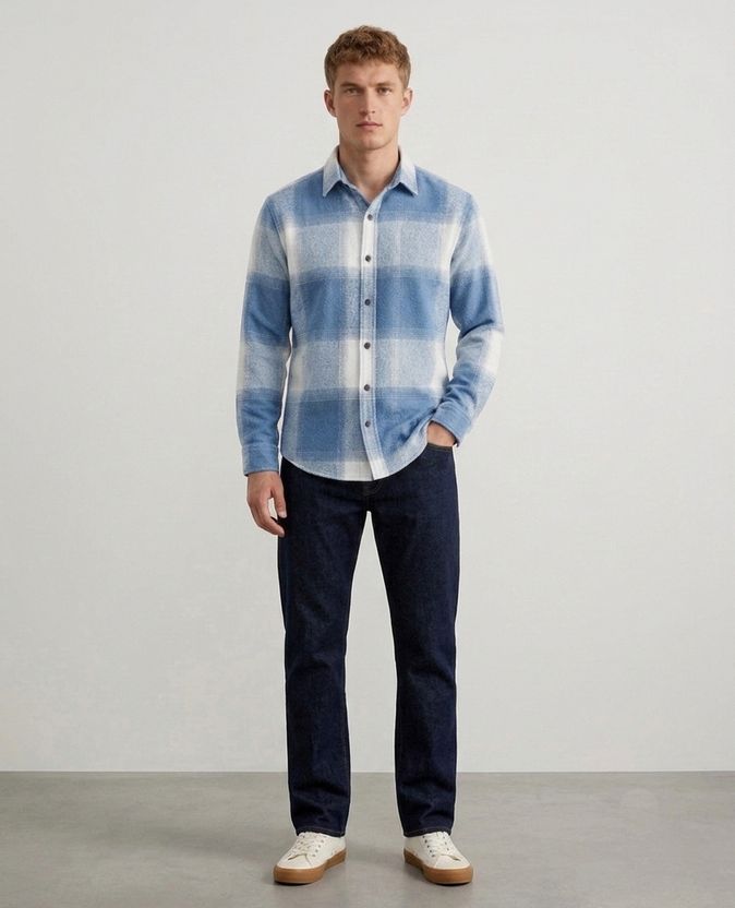 DIMMY Men Regular Fit Checkered Shirt - Image 5
