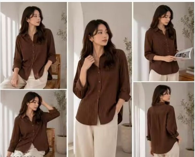 Myka Women Relaxed Fit Casual Shirt - Image 3